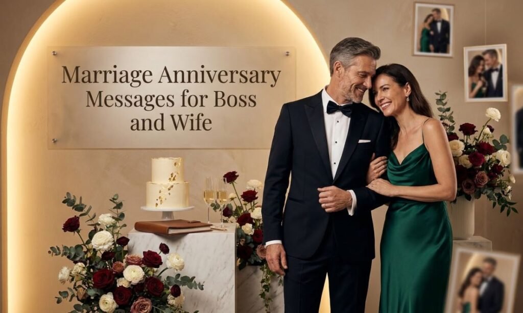 Marriage Anniversary Messages for Boss and Wife