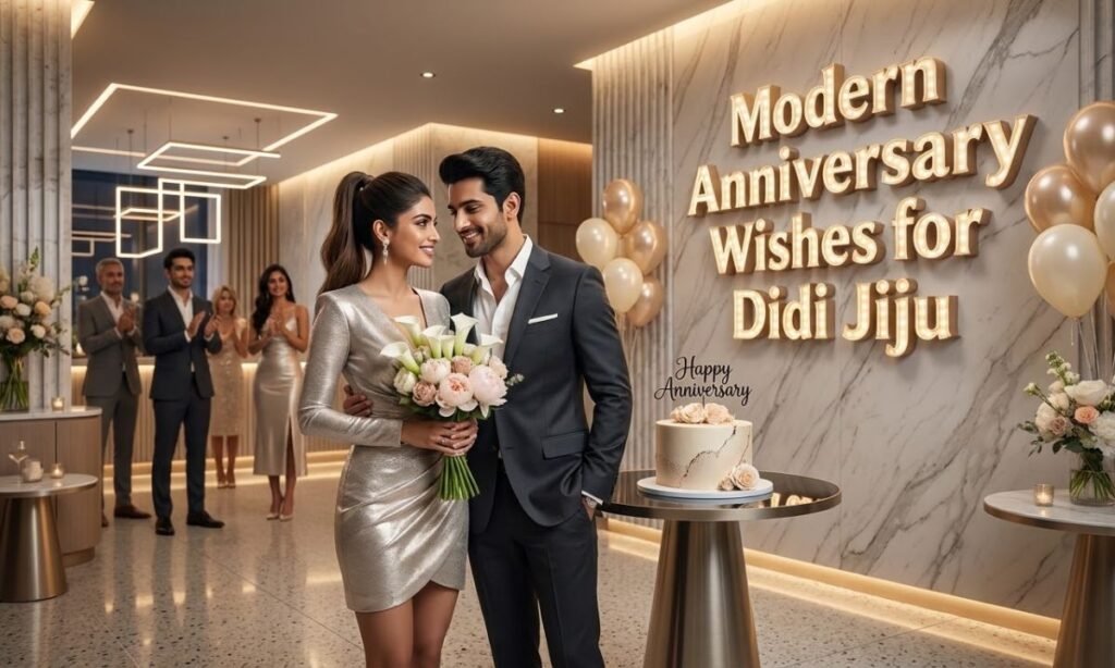 Modern Anniversary Wishes for Didi Jiju