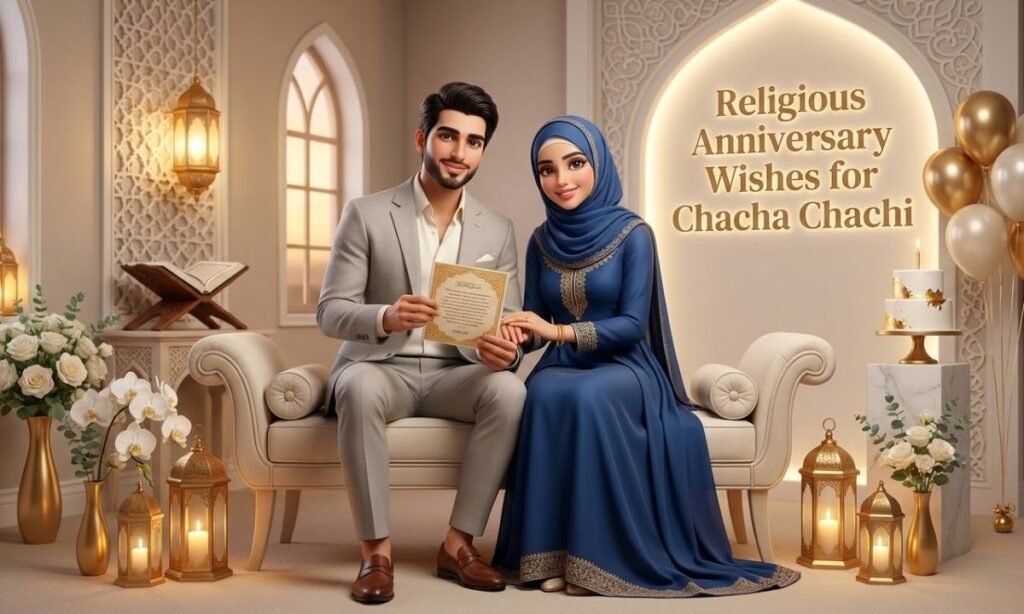 Religious Anniversary Wishes for Chacha Chachi