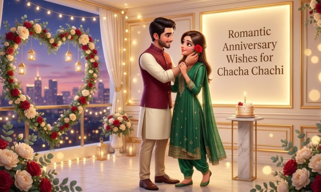 Romantic Anniversary Wishes for Chacha Chachi