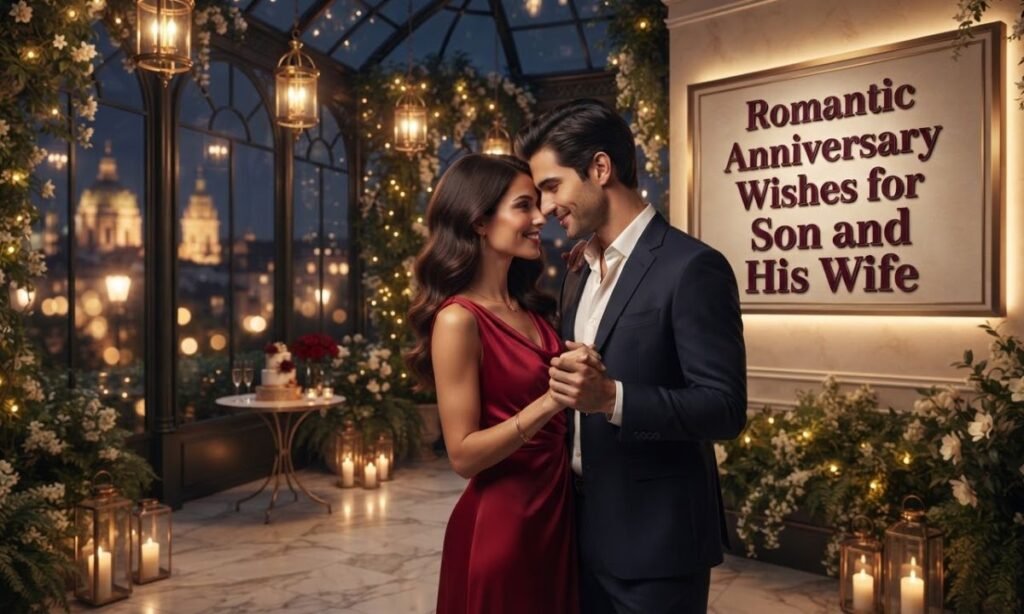 Romantic Anniversary Wishes for Son and His Wife