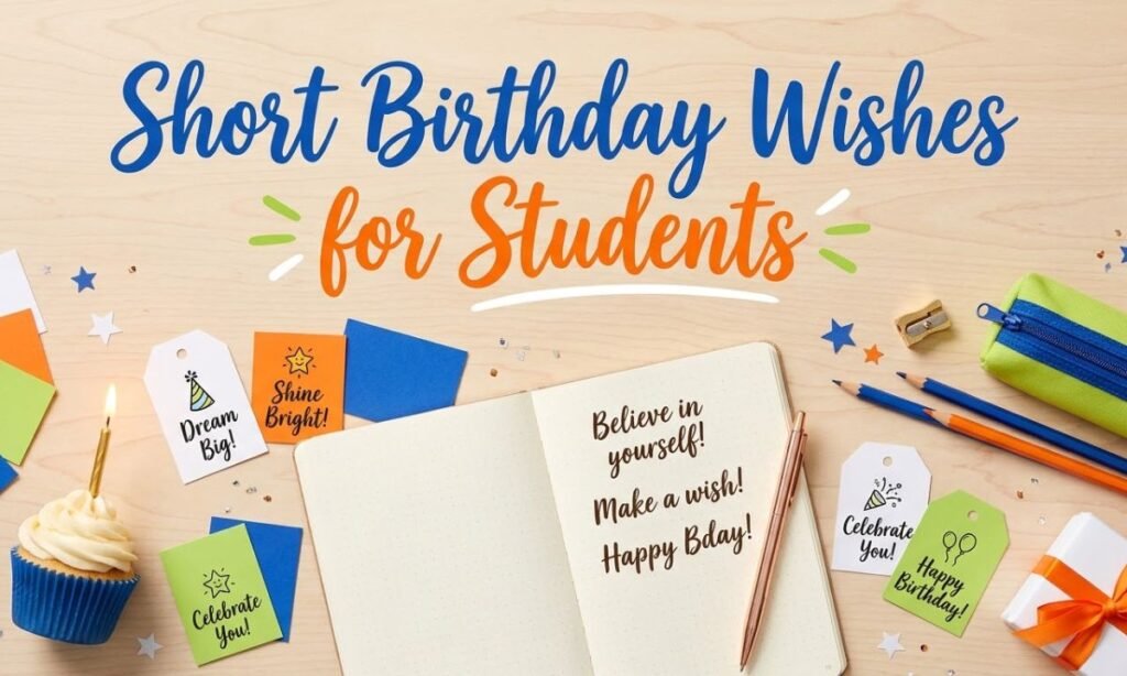 Short motivational Birthday Wishes for Students