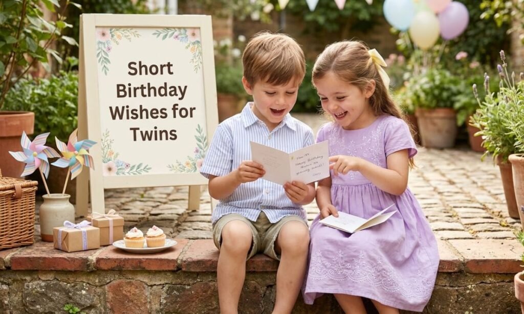 Short Birthday Wishes for Twins