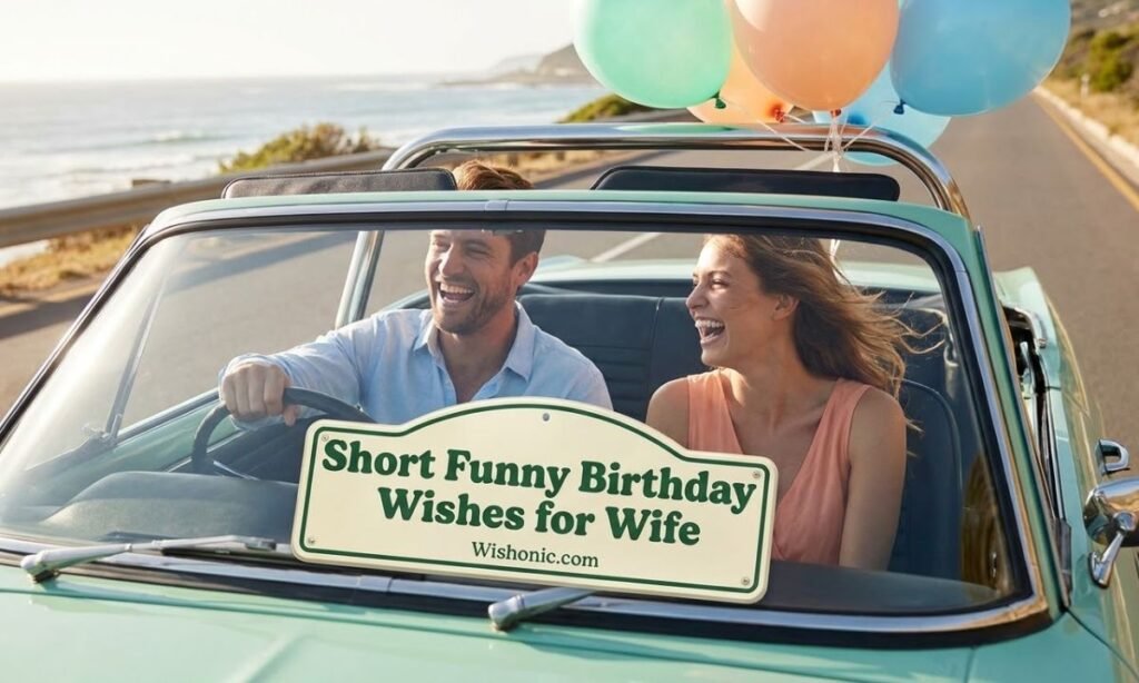 Short Funny Birthday Wishes for Wife 