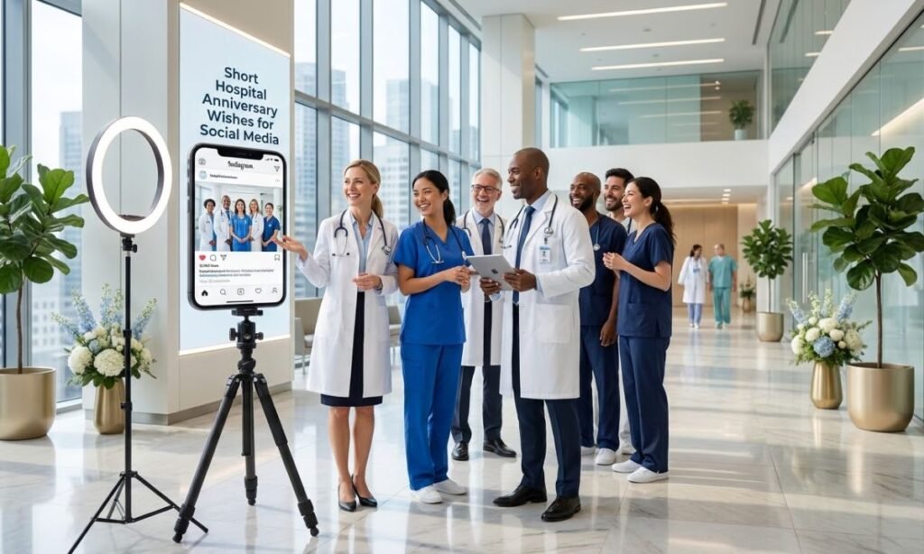 _Short Hospital Anniversary Wishes for Social Media