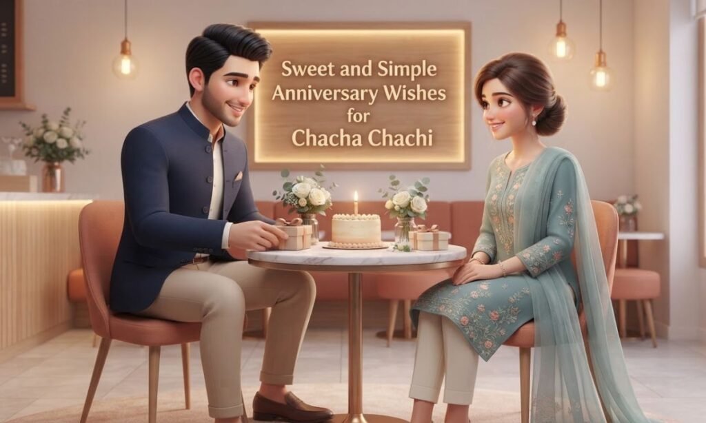 Sweet and Simple Anniversary Wishes for Chacha Chachi