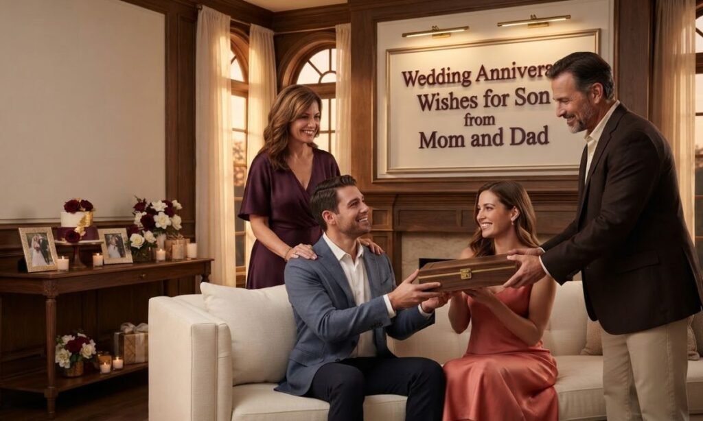 Wedding Anniversary Wishes for Son from Mom and Dad