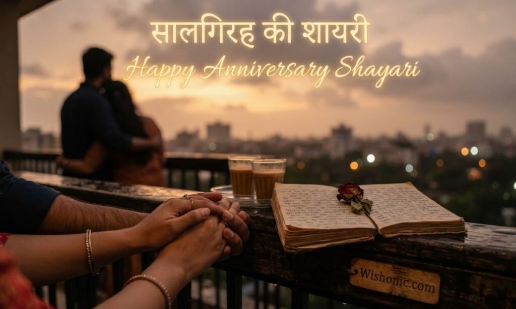 2-Line Happy Anniversary Shayari in Hindi