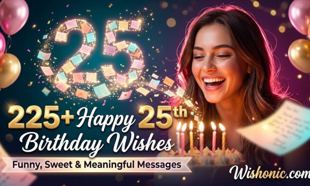 225+ Happy 25th Birthday Wishes