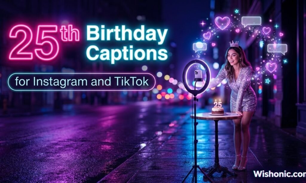 25th Birthday Captions for Instagram and TikTok