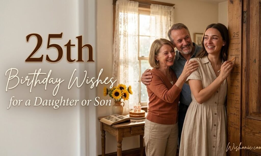 25th Birthday Wishes for a Daughter or Son