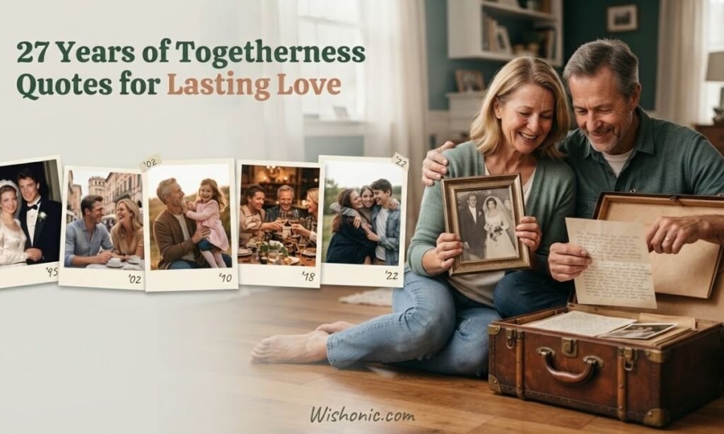 27 Years of Togetherness Quotes for Lasting Love