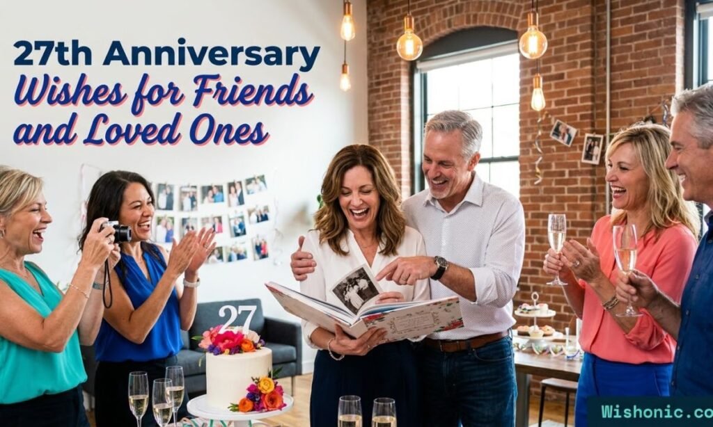 27th Anniversary Wishes for Friends and Loved Ones