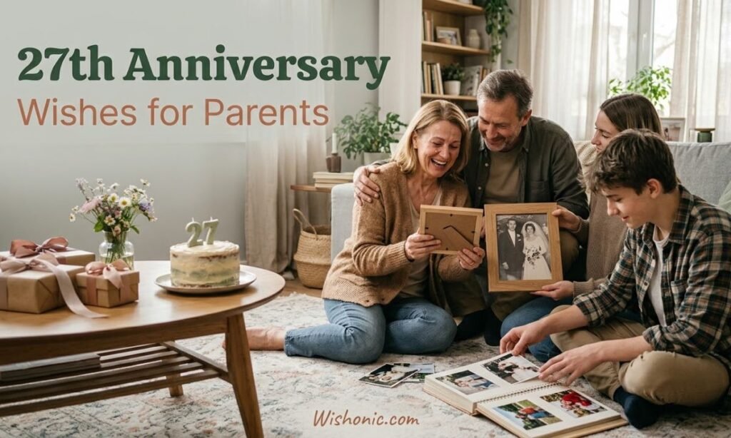 27th Anniversary Wishes for Parents