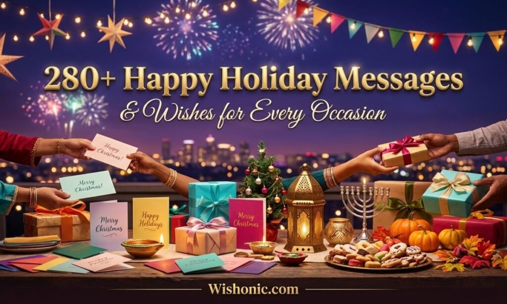 280+ Happy Holiday Messages & Wishes for Every Occasion