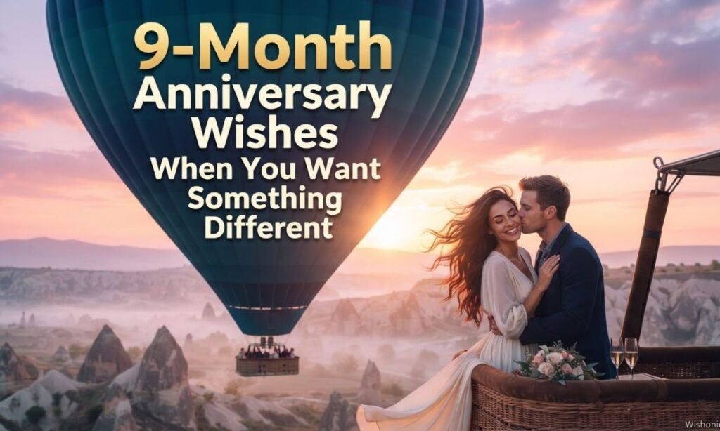 9-Month Anniversary Wishes When You Want Something Different