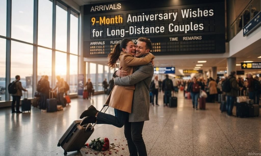 9-Month Anniversary Wishes for Long-Distance Couples