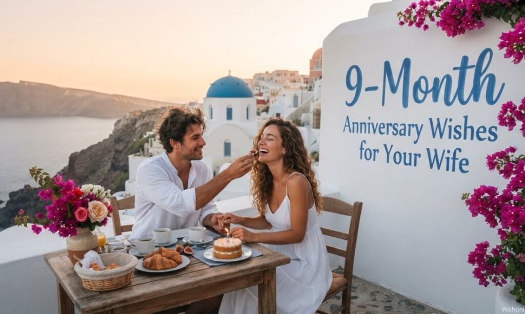 9-Month Anniversary Wishes for Your Wife