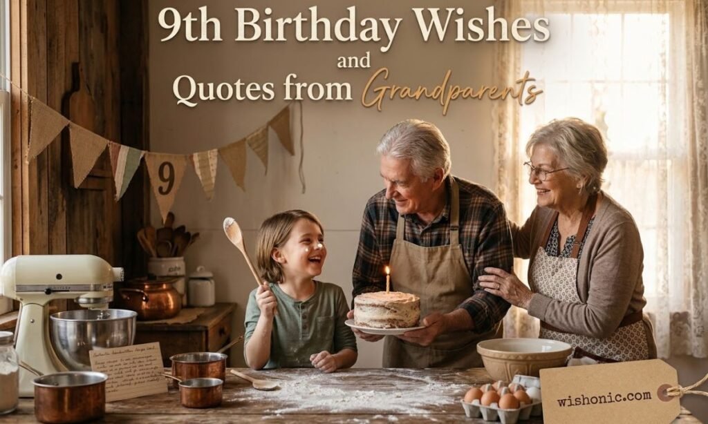 9th Birthday Wishes and Quotes from Grandparents