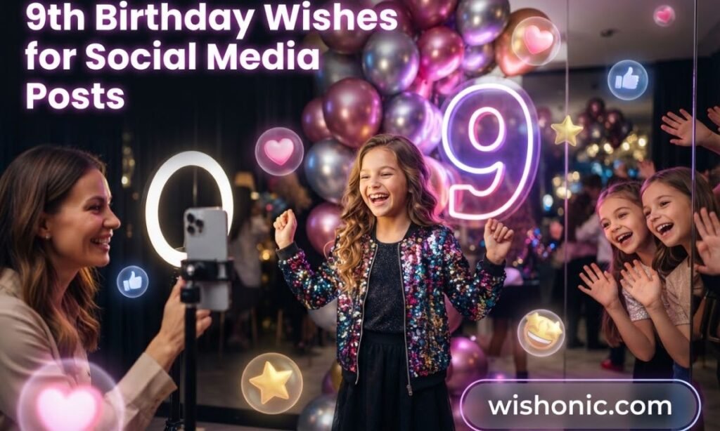 9th Birthday Wishes for Social Media Posts