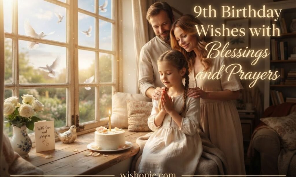 9th Birthday Wishes with Blessings and Prayers
