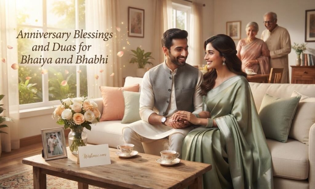 Anniversary Blessings and Duas for Bhaiya and Bhabhi