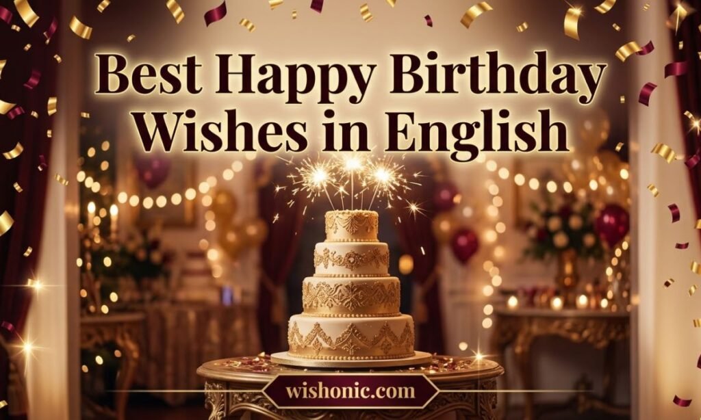 Best Happy Birthday Wishes in English
