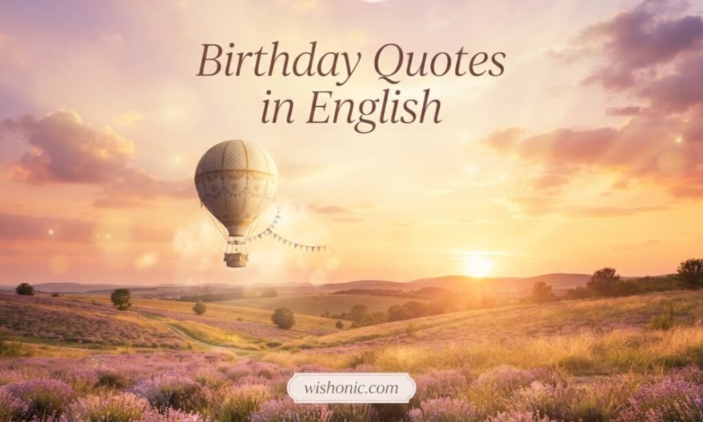 Birthday Quotes in English