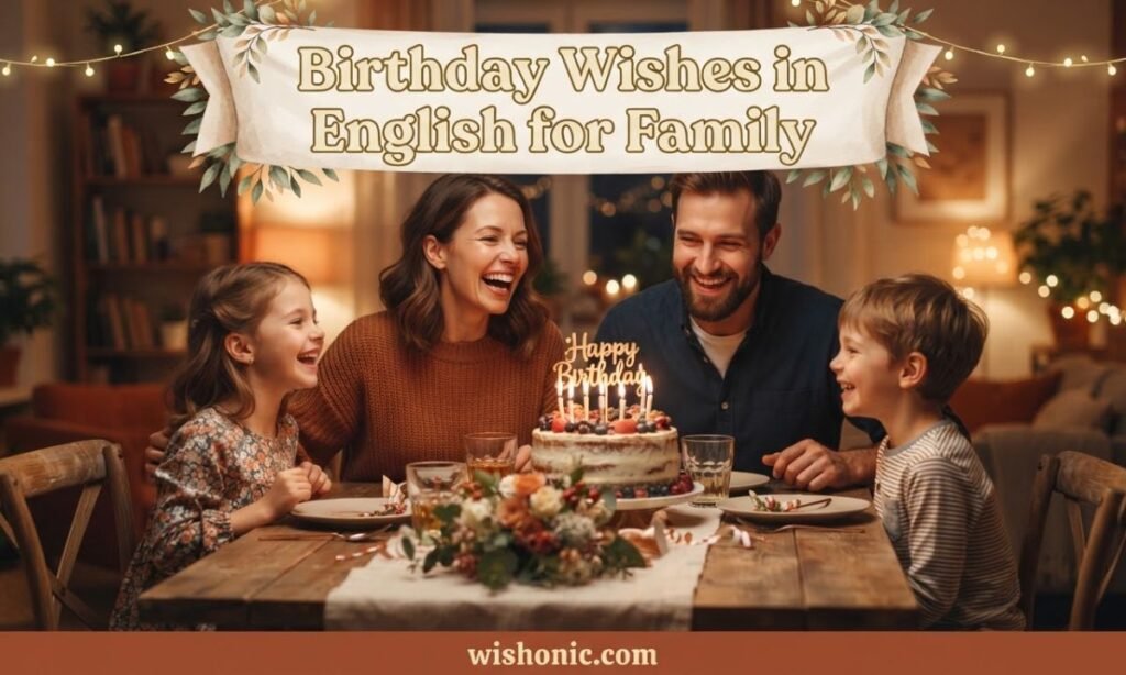 Birthday Wishes in English for Family