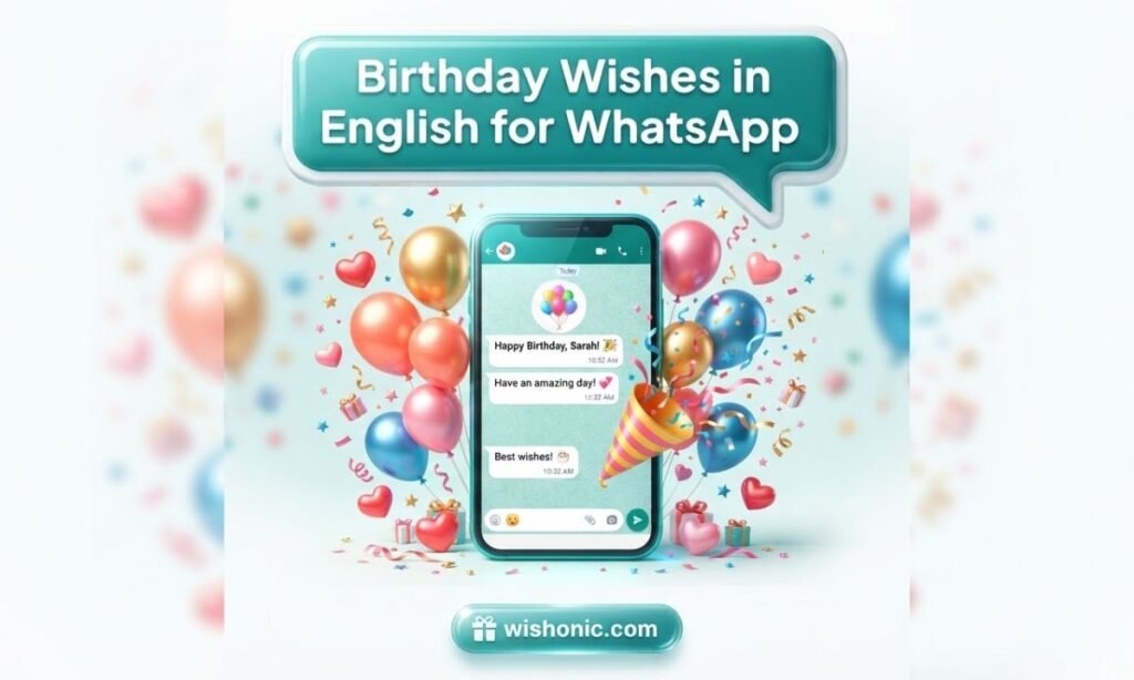 Birthday Wishes in English for WhatsApp