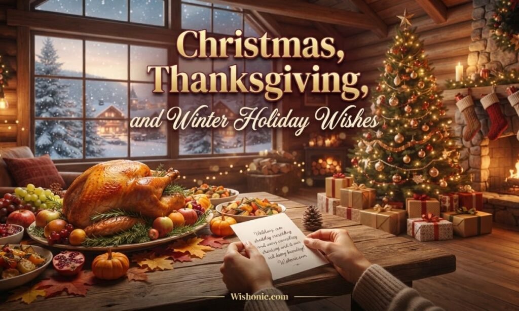 Christmas, Thanksgiving, and Winter Holiday Wishes