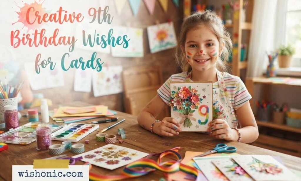 Creative 9th Birthday Wishes for Cards