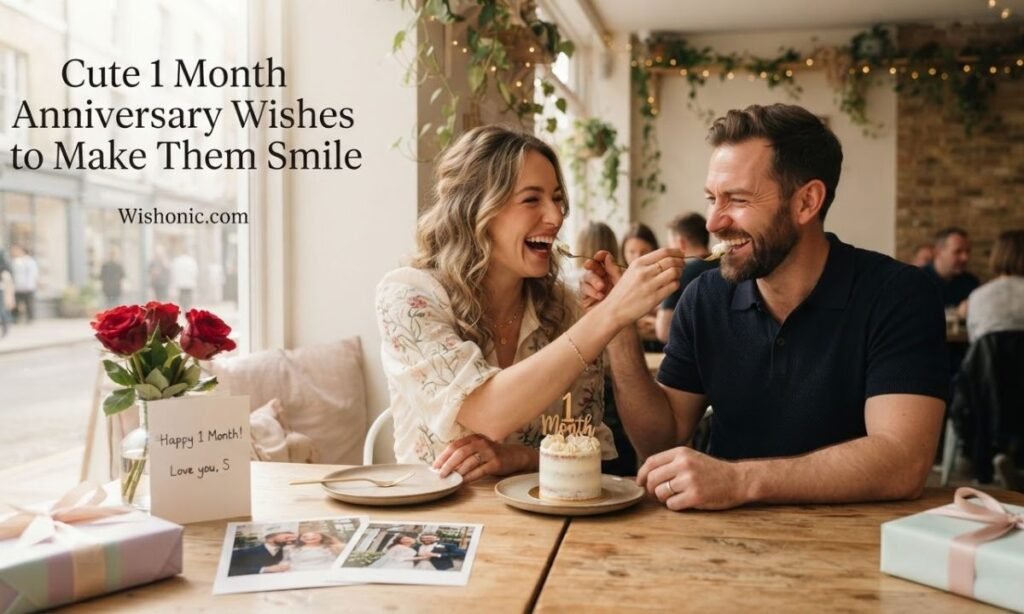Cute 1 Month Anniversary Wishes to Make Them Smile