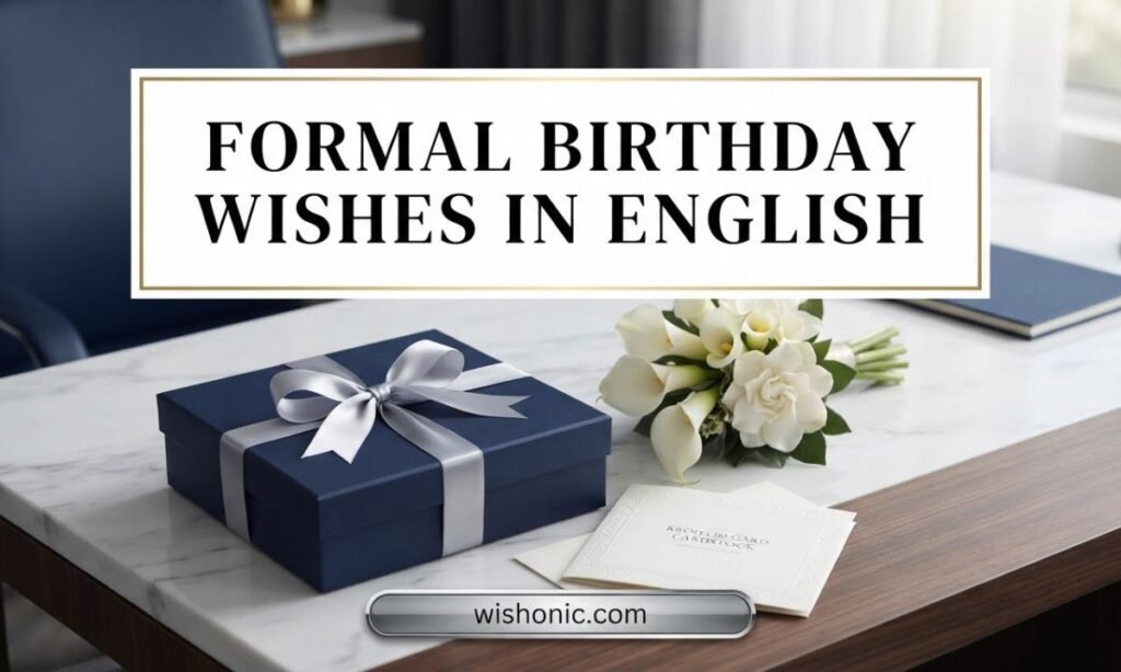 Formal Birthday Wishes in English
