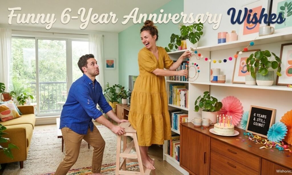 Funny 6-Year Anniversary Wishes