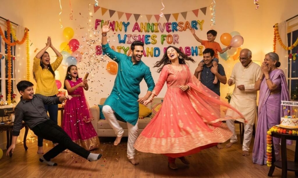 Funny Anniversary Wishes for Bhaiya and Bhabhi