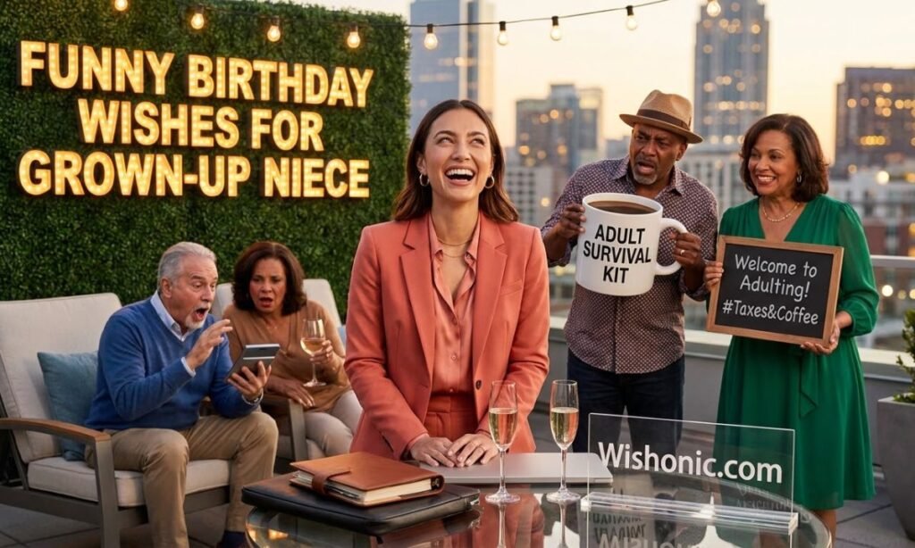 Funny Birthday Wishes for Grown-Up Niece