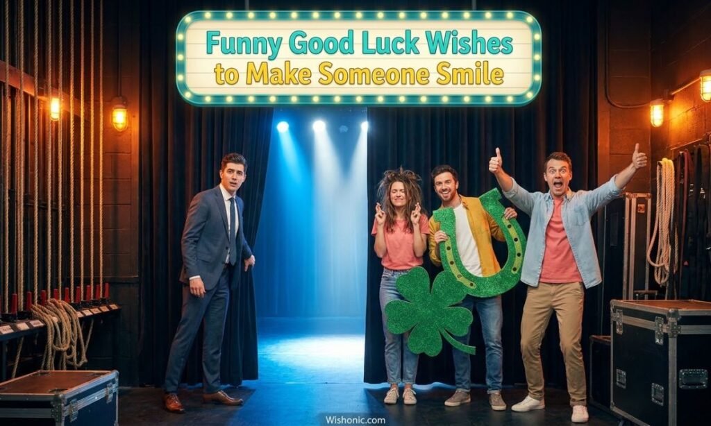 Funny Good Luck Wishes to Make Someone Smile