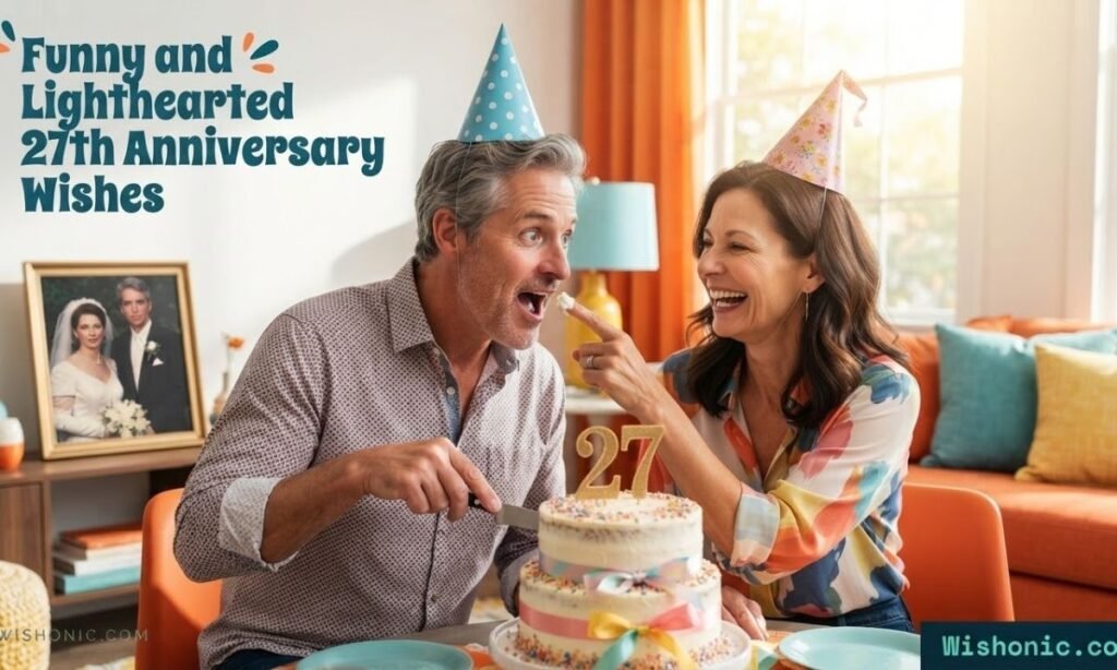 Funny and Lighthearted 27th Anniversary Wishes