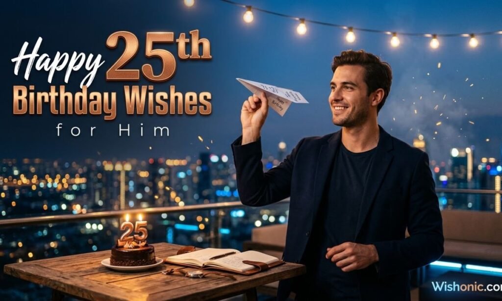 Happy 25th Birthday Wishes for Him
