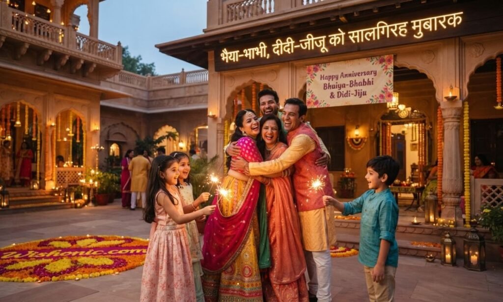 Happy Anniversary Wishes for Brother, Sister & Their Spouses in Hindi