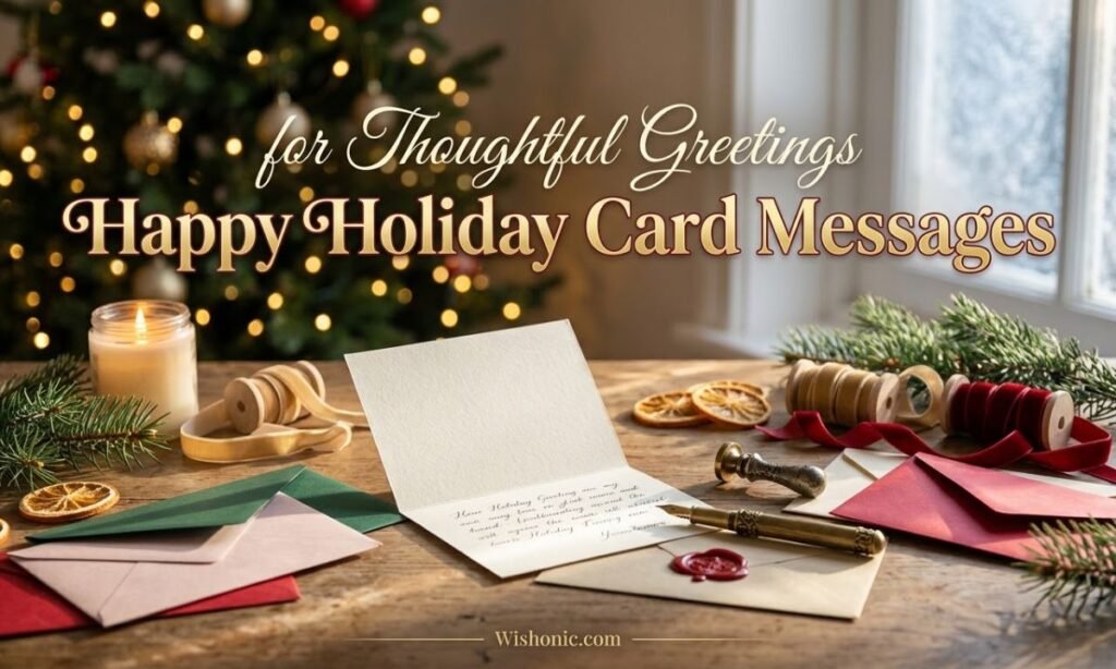 Happy Holiday Card Messages for Thoughtful Greetings