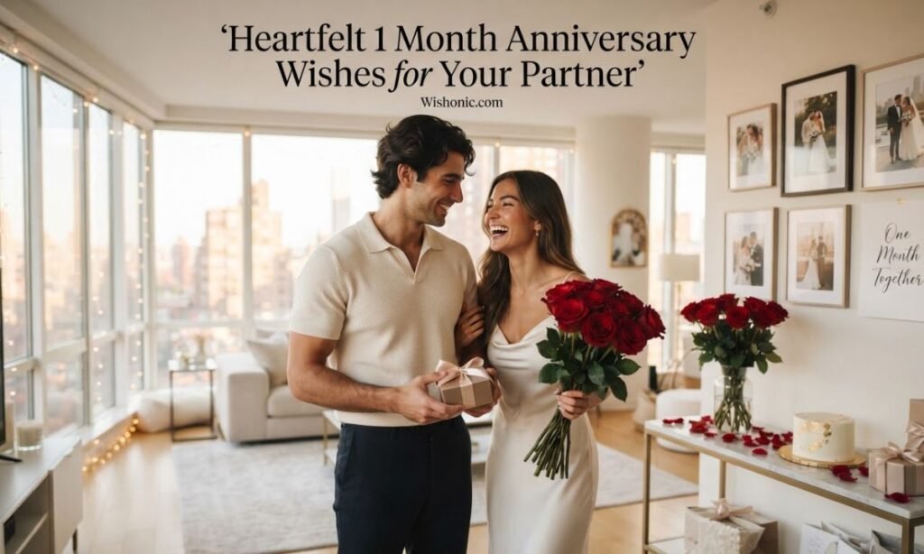Heartfelt 1 Month Anniversary Wishes for Your Partner