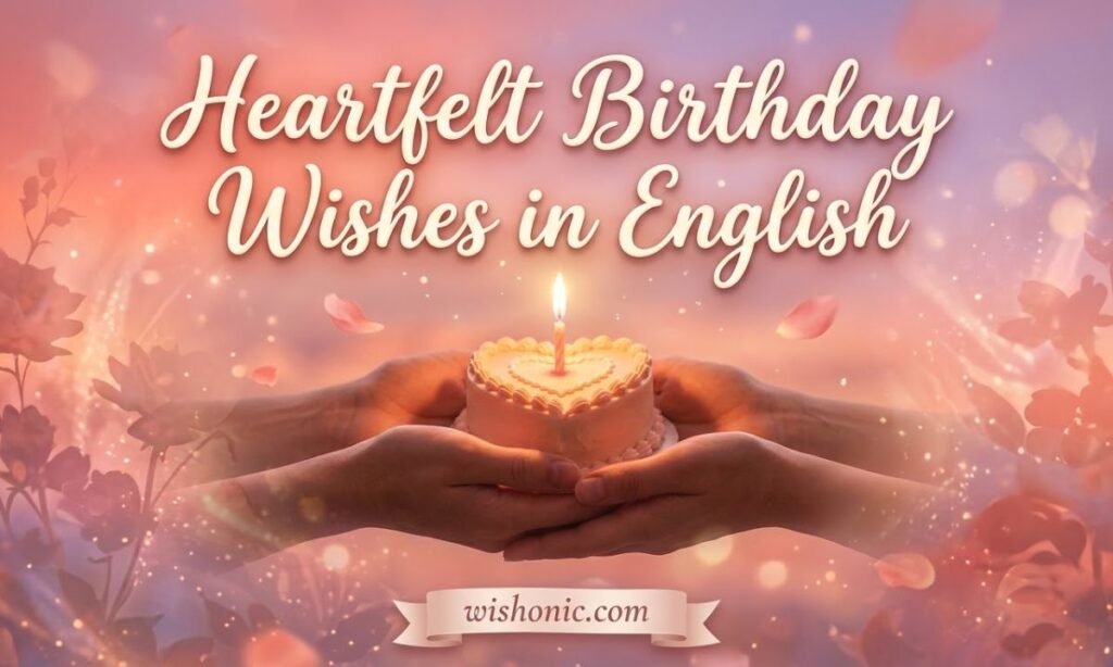 Heartfelt Birthday Wishes in English