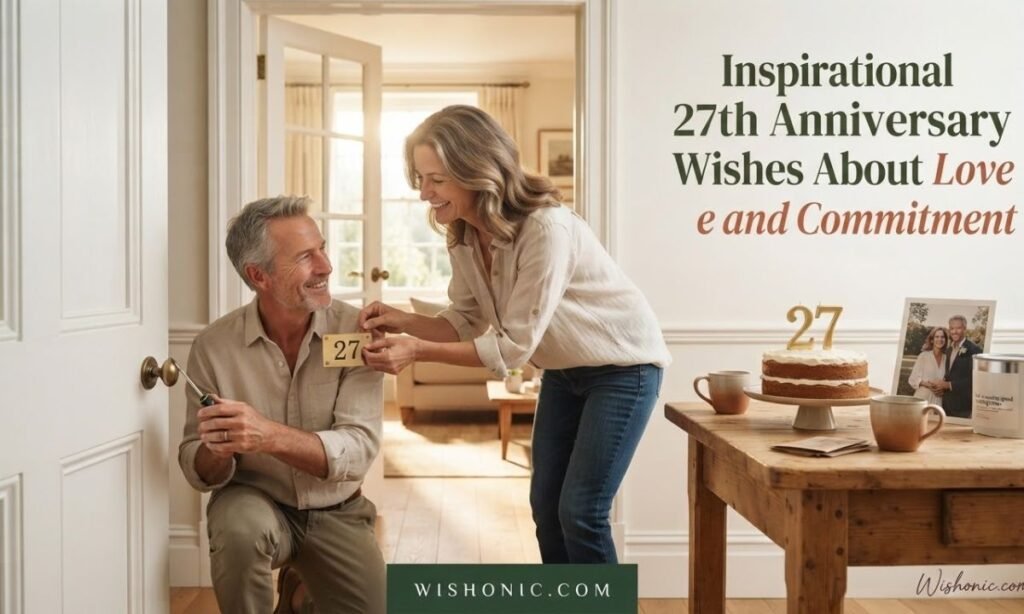 Inspirational 27th Anniversary Wishes About Love and Commitment