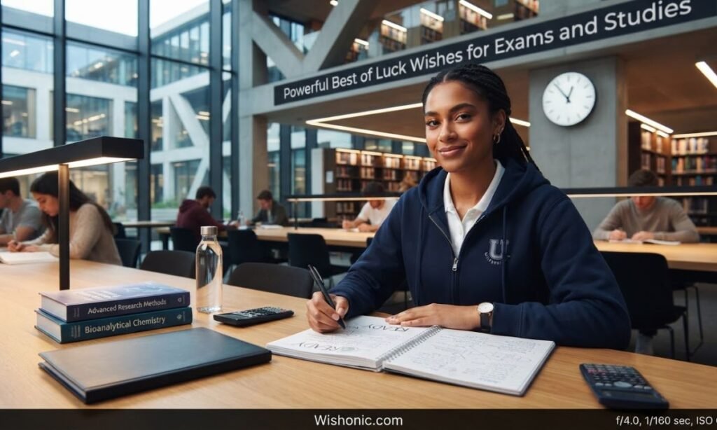 Powerful Best of Luck Wishes for Exams and Studies