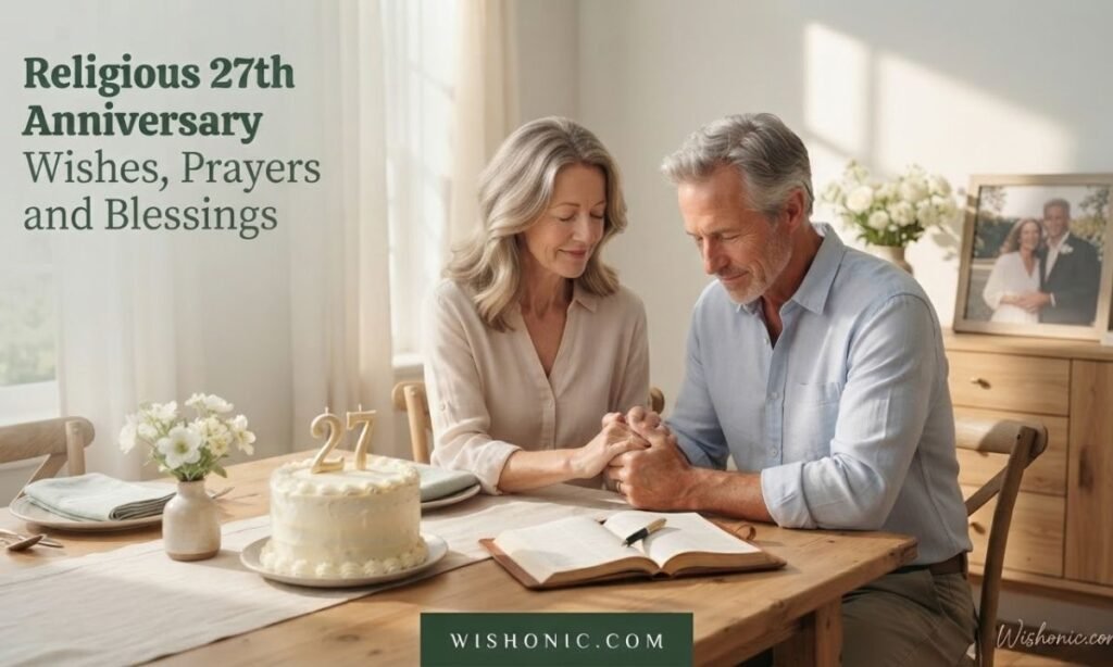 Religious 27th Anniversary Wishes, Prayers and Blessings