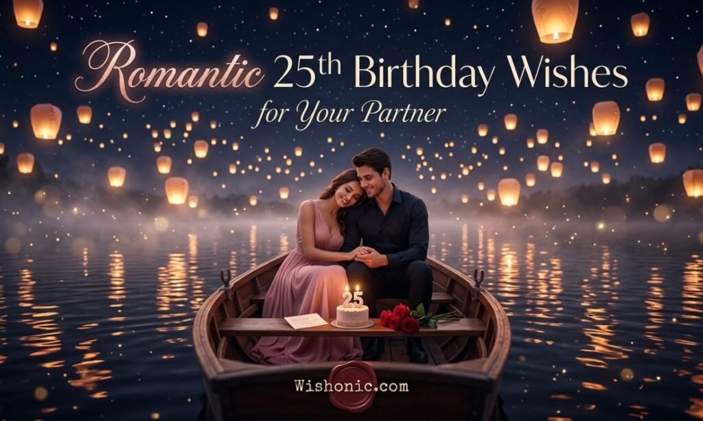 Romantic 25th Birthday Wishes for Your Partner