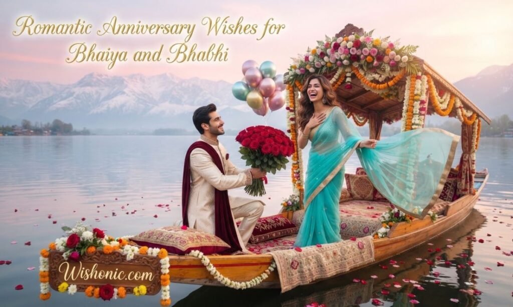 Romantic Anniversary Wishes for Bhaiya and Bhabhi