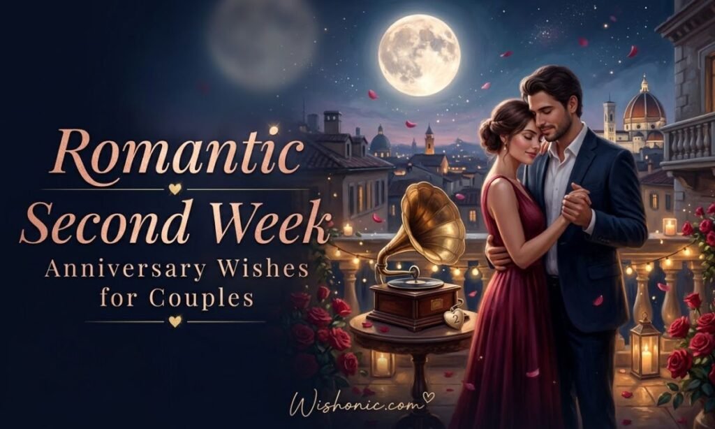 Romantic Second Week Anniversary Wishes for Couples